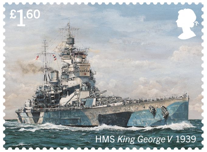 HMS King George (Picture: Royal Mail).
