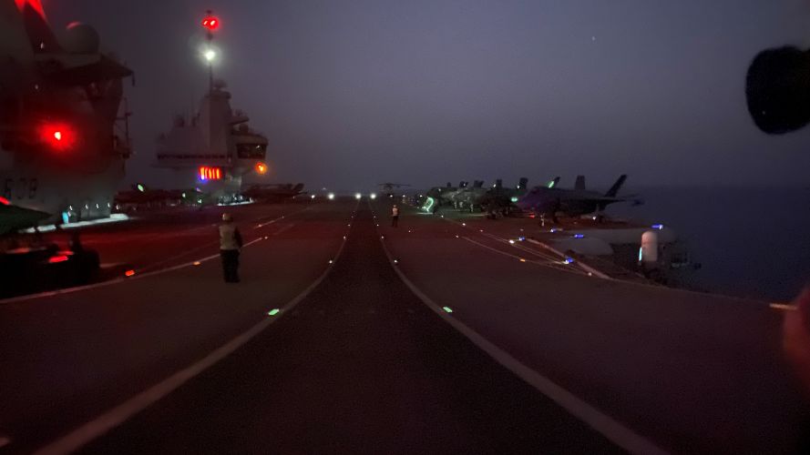 HMS Queen Elizabeth docked in Oman 04112021 Credit BFBS.jpeg