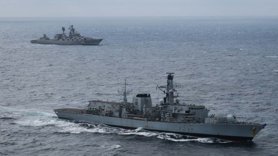 HMS Westminster tracking RFN Cruiser Marshal Ustinov 06092022 CREDIT Royal Navy.jpg