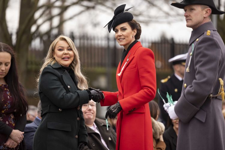 	HRH Princess of Wales meets friends and family of members of the Welsh Guards at St. David’s Day in Windsor