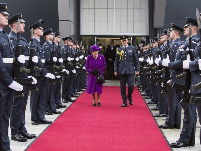 Her Majesty The Queen visits RAF Marham in her capacity as Honorary Air Commodore of the Station