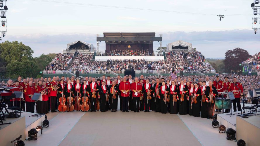 Household Division Orchestra at the Coronation Concert Windsor 070523 CREDIT MOD