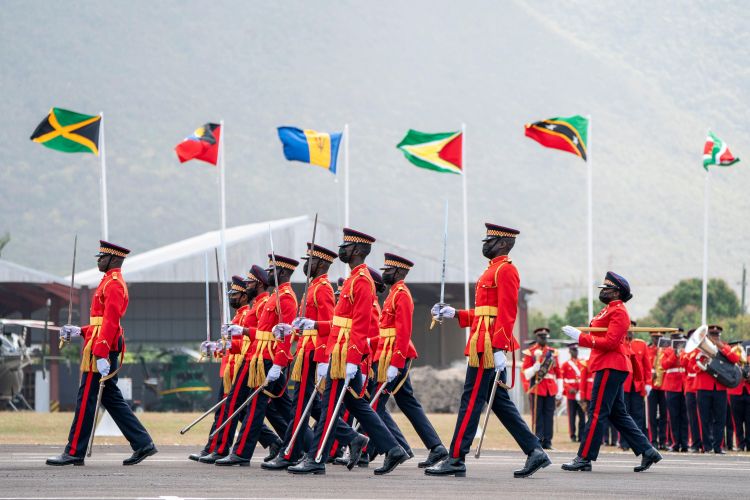 Caribbean Military Academy's Officer Training Programme commissioning ceremony in Kingston, Jamaica