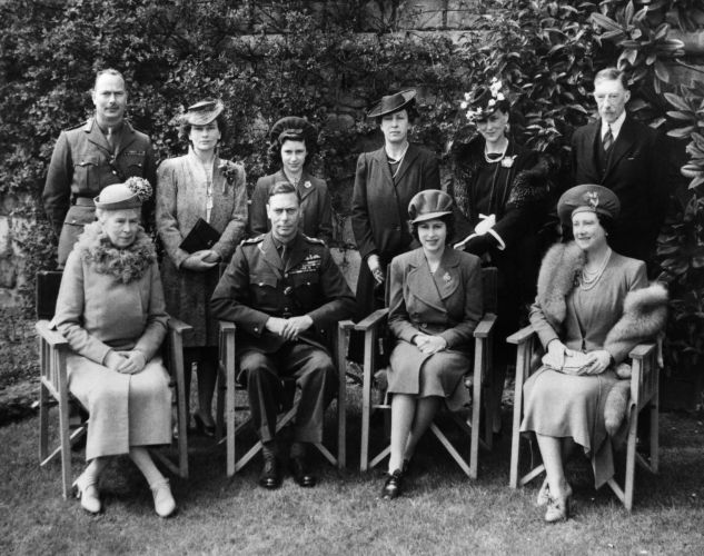 The royal family pictured on 21 April 1944 - the future Queen Elizabeth II's birthday (Picture: Everett Collection Inc/Alamy Stock Photo).