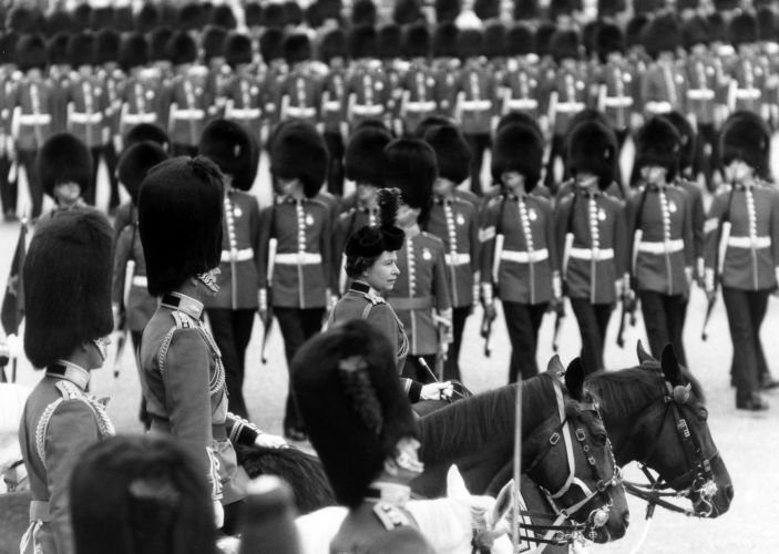 Queen Elizabeth II during Trooping the Colour in 1976 (Picture: Trinity Mirror/Mirrorpix/Alamy Stock Photo). Queen Elizabeth II during Trooping the Colour in 1976 (Picture: Trinity Mirror/Mirrorpix/Alamy Stock Photo).