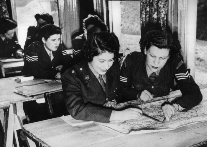 Princess Elizabeth during a training course (Picture: PA Images/Alamy Stock Photo). Princess Elizabeth during a training course (Picture: PA Images/Alamy Stock Photo).
