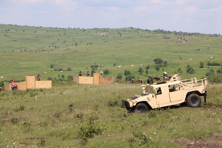 Ex Noble Jump 17 - live firing