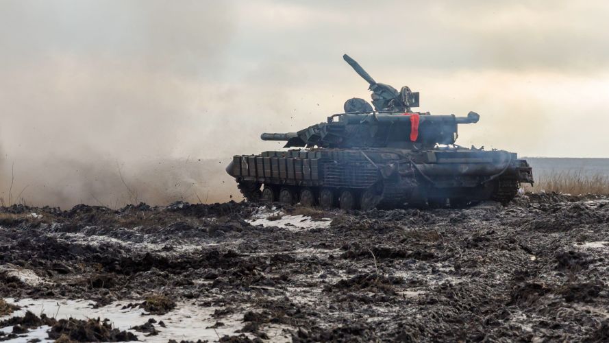 Image ID 2WCNB1G Tank battalion of the 41st Mechanized Brigade of the Armed Forces of Ukraine in Kharkiv region 20122023 CREDIT Alamy EXP 23112024