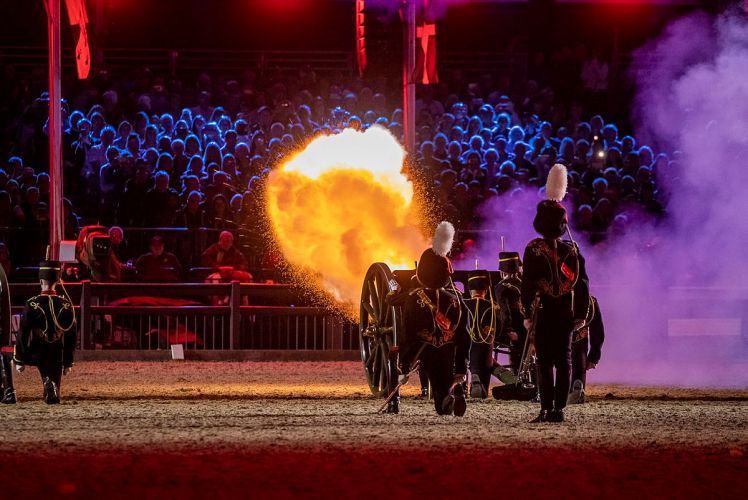 King's Troop Royal Horse Artillery at the platinum jubilee pageant 15052022 credit Crown copyright