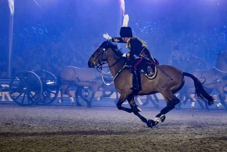 King's Troop Royal Horse Artillery at the platinum jubilee pageant 2 15052022 credit Crown copyright