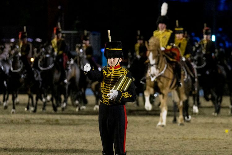 King's Troop Royal Horse Artillery at the platinum jubilee pageant 4 15052022 credit Crown copyright