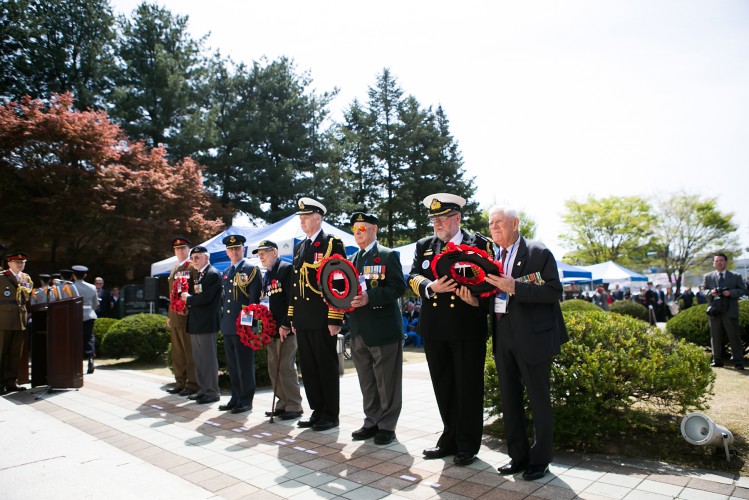 Korea Revisit Veterans Gapyeong Wreath Laying