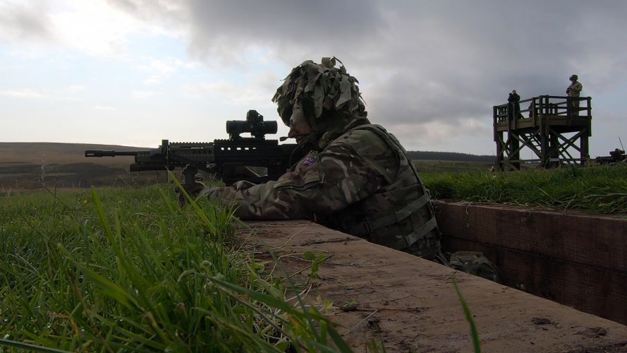 Live firing 4 lancs otterburn CREDIT BFBS 201020