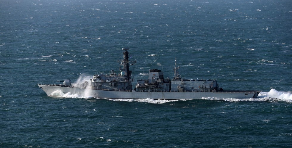 HMS Sutherland Monitors Russian Vice Admiral Kulakov Through Channel 5