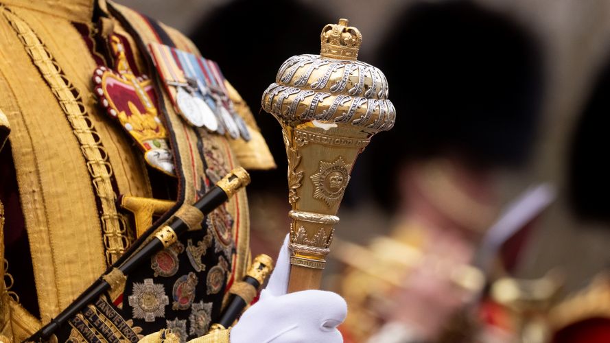 Major General in full ceremonial gear inspected the Grenadier and Coldstream Guards, first Inspection of 2022 10032022 CREDIT MOD CROWN COPYRIGHT.jpg
