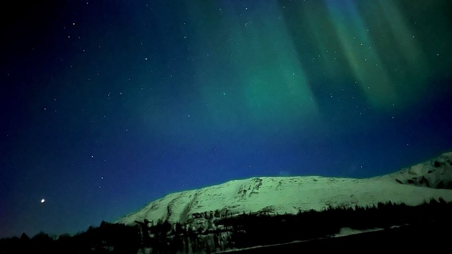 Members of the HMS Biter company deployed in Norway saw the Northern Lights 24032023 CREDIT HMS Biter