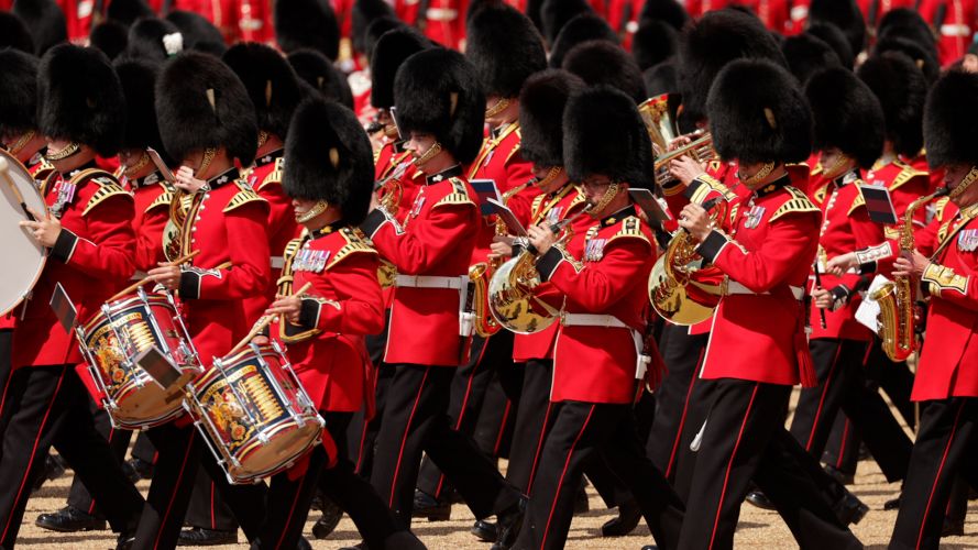 Musicians pictured at Trooping the Colour in London (Picture: MOD Crown Copyright).