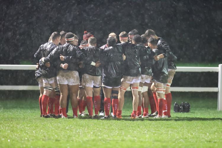 Army U23s huddle up as they look to begin their Inter Services title defence