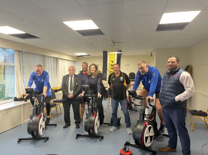 Portsmouth North MP Penny Mordaunt lent her support to the pair during their challenge.