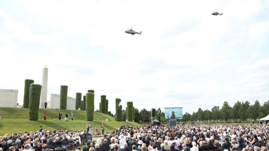 National Memorial Arboretum event marked the 40th anniversary end of the Falklands conflict 14062022 CREDIT MOD Crown Copyright.jpg