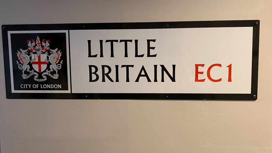 Another road sign on board HMS Queen Elizabeth.