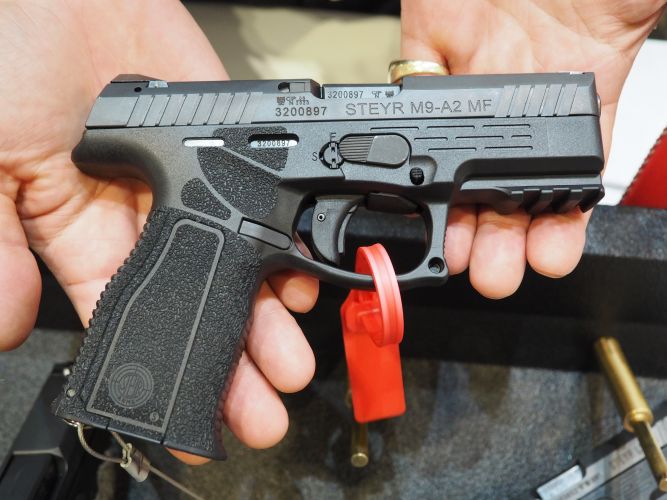 Steyr Pistols A2 MF at DSEi.