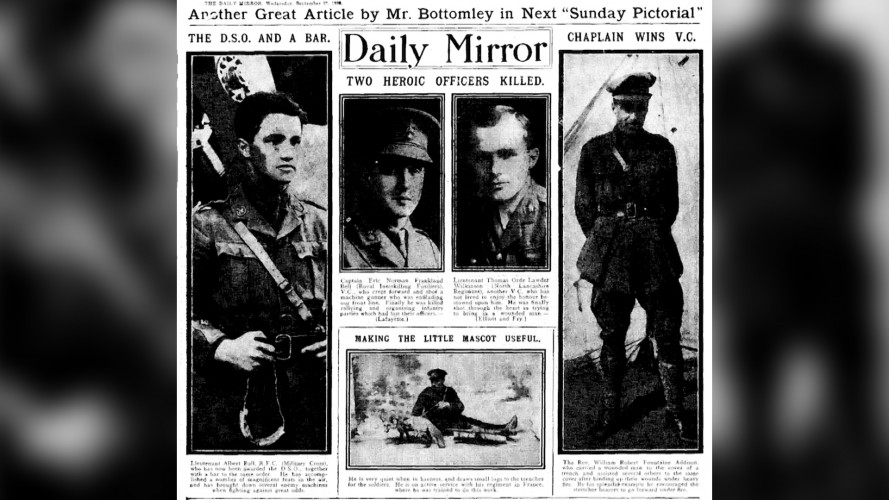 The Royal Flying Corps hero was popular with the public because of his "lone wolf" style of combat, flying by stalking enemies from below.