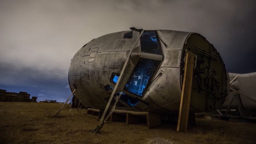 Parts of a retired military plane (Picture: US Department of Defense).