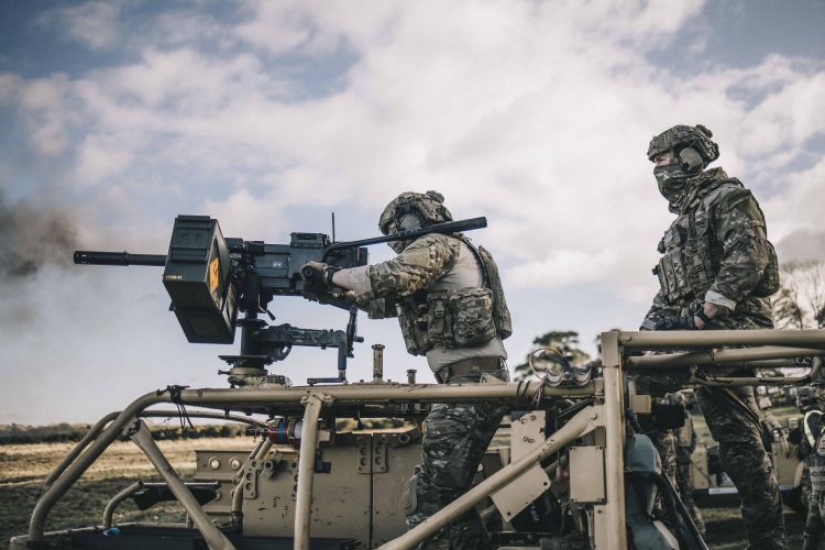 Pathfinder troops from the British Army conduct training for overt combat scenarios (Picture: Cpl Houghton, British Army).