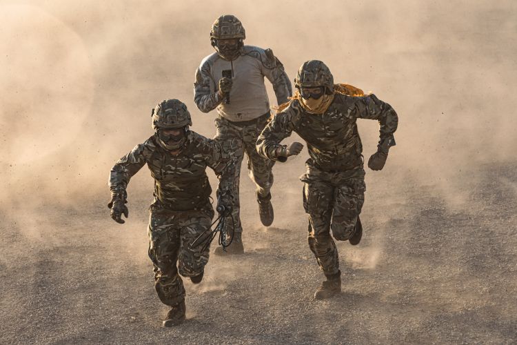 Personnel in California, deployed on Exercise Vortex Warrior