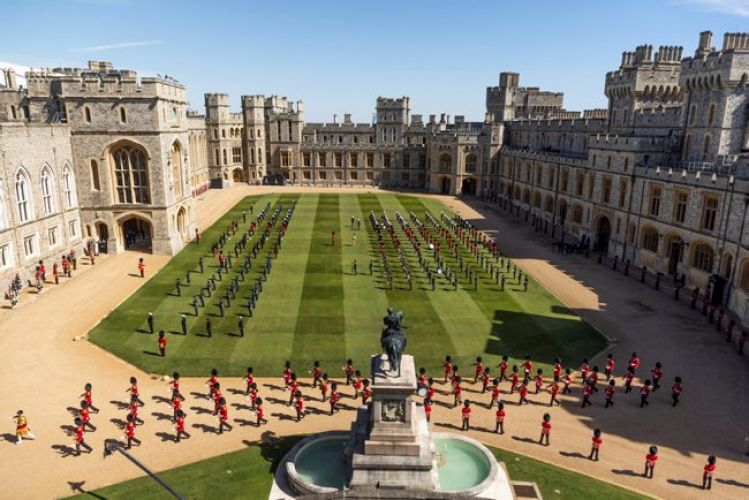 More than 730 personnel were involved in the ceremony (Picture: MOD). More than 730 personnel were involved in the ceremony (Picture: MOD).