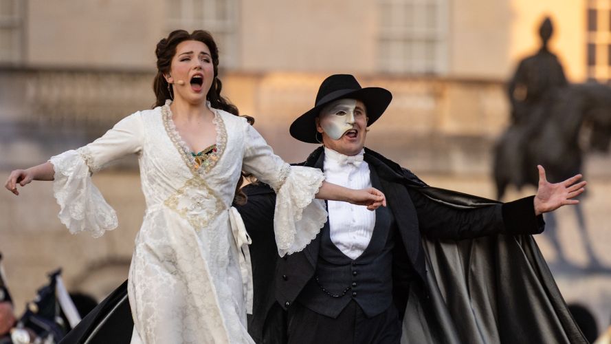 Phantom of the Opera was one of the performances (Picture: MOD) Phantom of the Opera Horse Guards 080726 CREDIT MOD