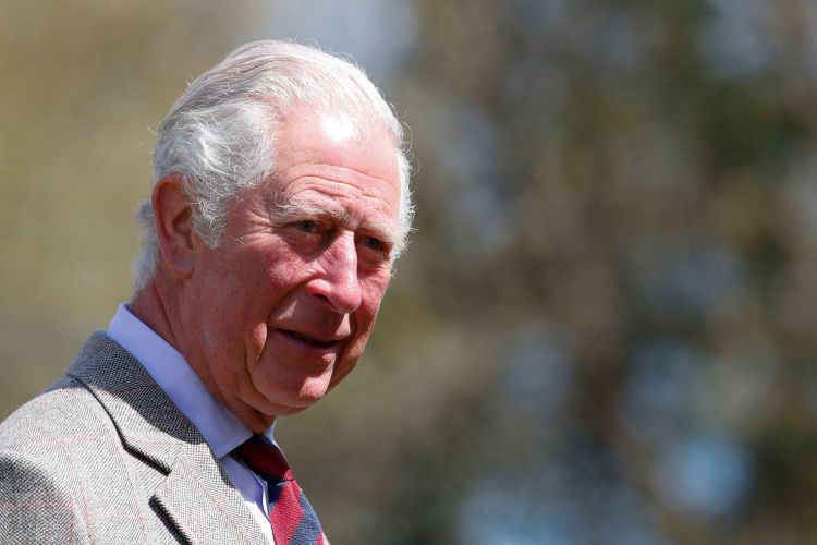 Prince Charles during his visit to the Welsh Guards at Combermere Barracks (Picture: PA Images/Alamy Stock Photo).