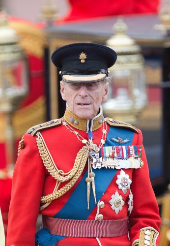 Prince Philip during Trooping the Colour in 2012 (Picture: Newsphoto/Alamy).