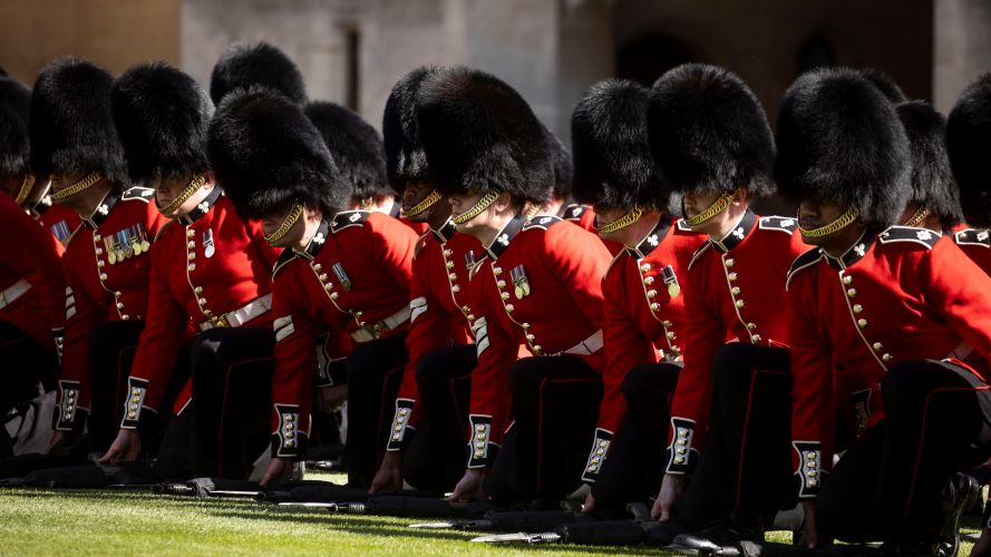 Prince William presented new colours to the Irish Guards ahead of Platinum Jubilee role 17052022 CREDIT MOD Crown Copy.jpg