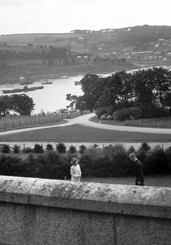 In 1939, Princess Elizabeth and Prince Philip meet for the first time at Britannia Royal Naval College Dartmouth where the future Duke was beginning his Royal Navy career (Picture: Crown Copyright). In 1939, Princess Elizabeth and Prince Philip meet for the first time at Britannia Royal Naval College Dartmouth where the future Duke was beginning his Royal Navy career (Picture: Crown Copyright).
