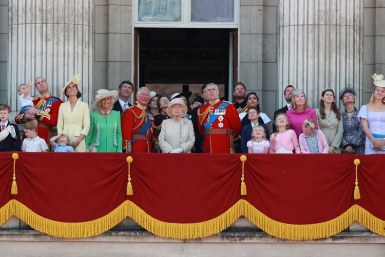 The Queen and Royal Family watch an RAF flypast over Buckingham Palace to mark her birthday in 2019 (Picture: MOD). Queen and Royal Family watch an RAF flypast over Buckingham Palace to mark her birthday in 2019 (Picture: MOD).