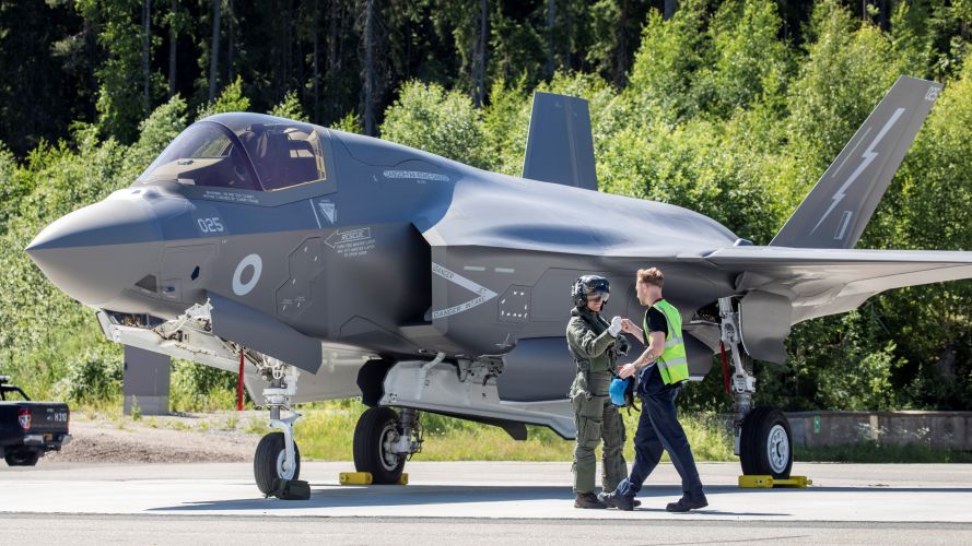 RAF Lightnings and Typhoons have been exercising with Sweden and Finland. 11072022 CREDIT RAF MOD.jpg