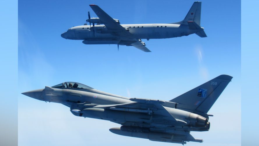 RAF Typhoons intercept Russian Air Force IL-20 COOT A and 2x Su-27 FLANKER B 15062023 CREDIT RAF.jpg_.jpg
