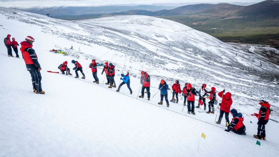 RAF Valley Mountain Rescue Team trainining in Scotland for their annual Winter training week 09022023 CREDIT MOD Crown Copyright.jpg