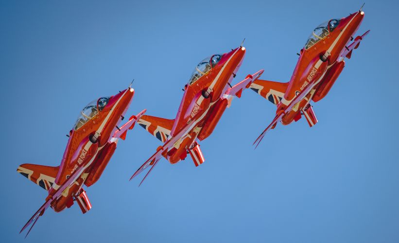Three of the Red Arrows