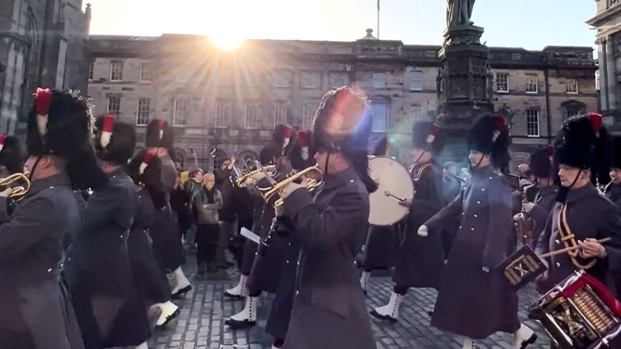 Remembrance Sunday event in Edinburgh 13112022 CREDIT BFBS
