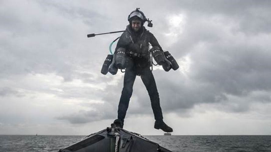 Rocket Man landing with HMS Dasher (Picture: Royal Navy).