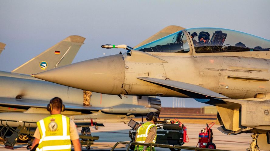 Royal Air Force Typhoon fighter jets from RAF Lossiemouth arrive in Australia for a major training exercise 18082022 CREDIT RAF.jpg