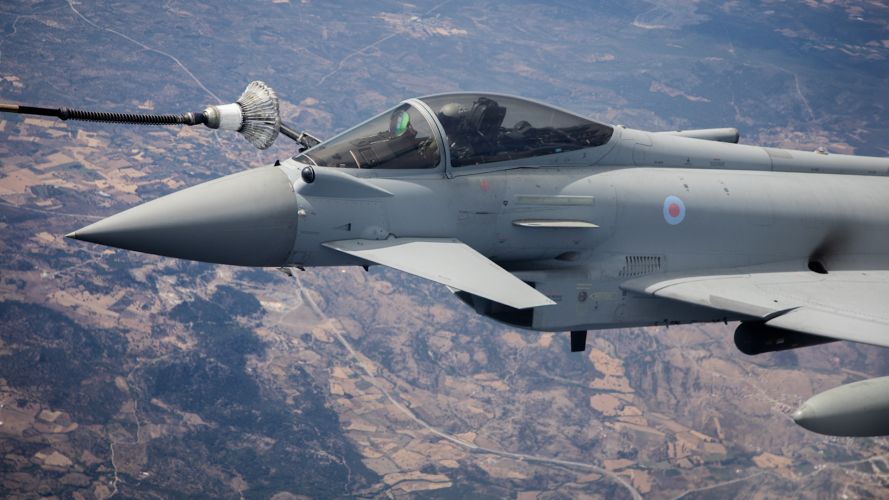 Royal Air Force Typhoons conducted air to air training serials alongside the Turkish Air Force 21062022 CREDIT RAF MOD.jpg