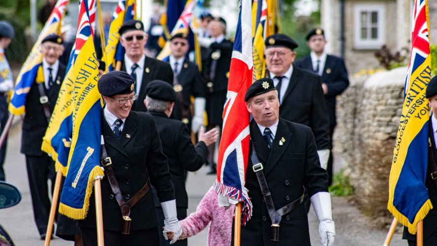 The Royal British Legion in Leighterton commemorated Anzac Day 24042022 CREDIT BFBS.jpg