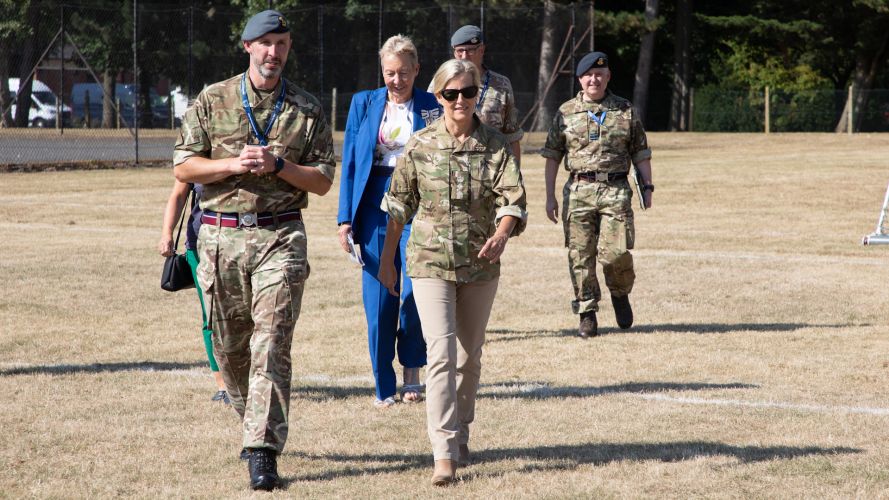 Royal Highness Sophie The Countess of Wessex Honorary Air Commodore RAF Wittering Countess of Wessex Cup 070921 CREDIT MOD