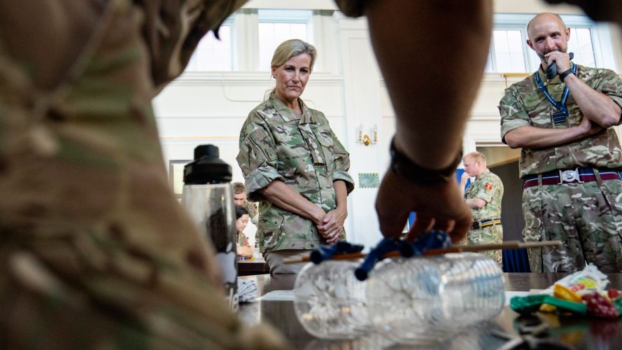 Royal Highness Sophie The Countess of Wessex RAF Wittering Countess of Wessex Cup Competition 070921 CREDIT MOD