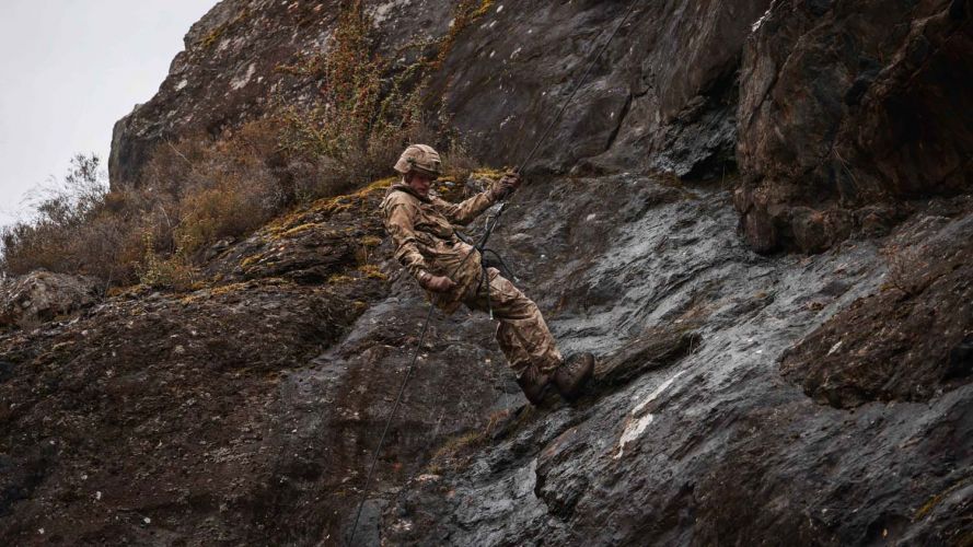 Royal Marines, in December, stepped up their preparation for an Arctic deployment with an exercise in the Scottish Highlands (Picture: Royal Navy). Royal Marines complete Arctic and mountain training in Scotland before three month deployment to Norway 131221 CREDIT Royal Navy.jpg