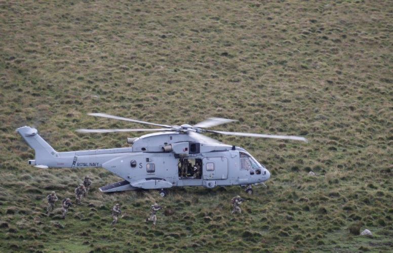 Royal Marines on pilot rescue training 060919 CREDIT Royal Navy
